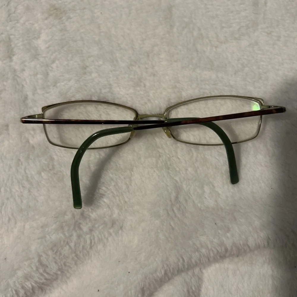 Kate Spade Coco UAC5 Eyeglasses Frames Women Brown Green Metal Made Italy